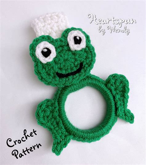 free crochet towel holder pattern|free crochet frog towel holder.